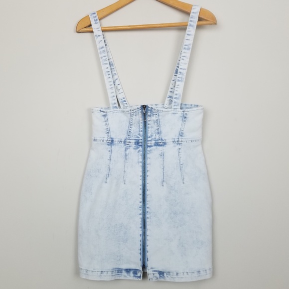 white wash overalls